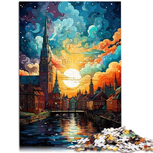 Puzzle für Erwachsene mit 1000 Teilen Stadt-Spielzeug Denkspiel 50 x 75 cm anspruchsvoll Aber unterhaltsam und humorvoll für Teenager ab 14 Jahren von DLBHSG