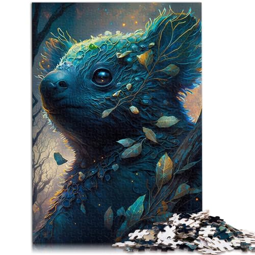 Puzzle für Erwachsene mit 1000 Teilen Supernatural Koala Denksportaufgabe 50 x 75 cm Lernspiel für Geburtstag Weihnachten für Teenager ab 14 Jahren von DLBHSG