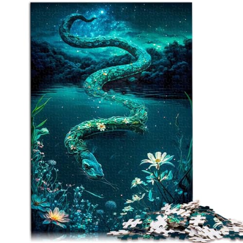 Puzzle für Erwachsene mit 1000 Teilen Supernaturalismus Schlange unmögliches Puzzle 26 x 38 cm Lernspiel für Geburtstag Weihnachten ab 14 Jahren Puzzle für Erwachsene mit 1000 Teilen Supernaturalismus Schlange unmögliches Puzzle 26 x 38 cm Lernspiel für Geburtstag Weihnachten ab 14 Jahren von DLBHSG
