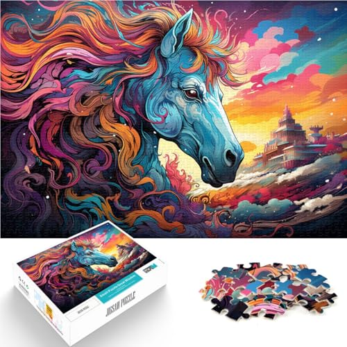 Puzzle für Erwachsene mit 1000 Teilen Tiere Präzisionsschnitt 26 x 38 cm ganze Familie für Teenager ab 14 Jahren von DLBHSG
