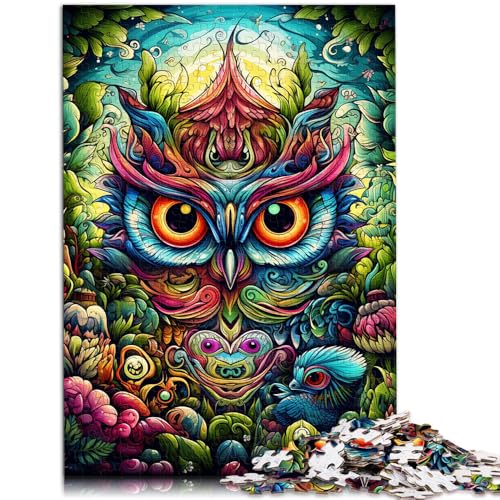 Puzzle für Erwachsene mit 1000 Teilen Tierkunst Eule für Familienspaß 26 x 38 cm tolles Geschenk für die ganze Familie für 14-Jährige Puzzle für Erwachsene mit 1000 Teilen Tierkunst Eule für Familienspaß 26 x 38 cm tolles Geschenk für die ganze Familie für 14-Jährige von DLBHSG