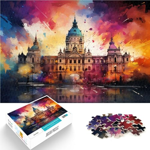 Puzzle für Erwachsene mit 1000 Teilen Versailles-Spielzeug Denkspiel 50 x 75 cm Lernspiel für Geburtstag Weihnachten für Teenager ab 14 Jahren von DLBHSG