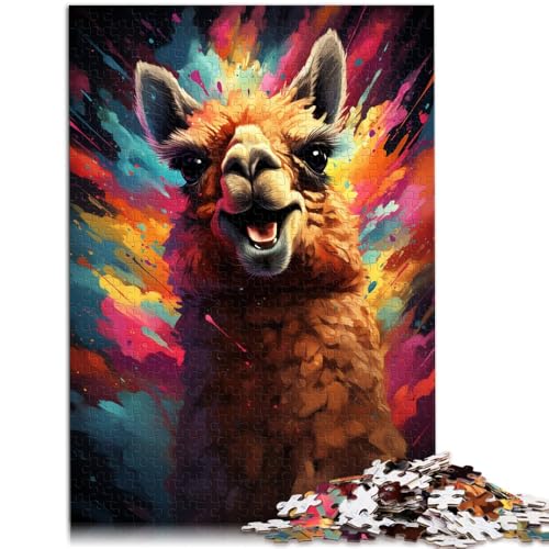 Puzzle für Erwachsene mit 1000 Teilen Weltraum-Alpakas Denkspiel 50 x 75 cm anspruchsvolles Spiel und Familienspiel für Teenager ab 14 Jahren Puzzle für Erwachsene mit 1000 Teilen Weltraum-Alpakas Denkspiel 50 x 75 cm anspruchsvolles Spiel und Familienspiel für Teenager ab 14 Jahren von DLBHSG