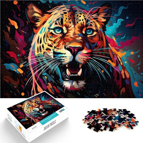 Puzzle für Erwachsene mit 1000 Teilen afrikanischer Leopard Denkspiel 26 x 38 cm Stressabbau Urlaub zu Hause Zeitvertreib für Teenager ab 14 Jahren Puzzle für Erwachsene mit 1000 Teilen afrikanischer Leopard Denkspiel 26 x 38 cm Stressabbau Urlaub zu Hause Zeitvertreib für Teenager ab 14 Jahren von DLBHSG