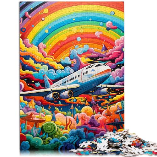 Puzzle für Erwachsene mit 1000 Teilen buntes Flugzeug-Puzzle-Kunstwerk 50 x 75 cm geeignet als Schreibtischdekoration für Teenager ab 14 Jahren Puzzle für Erwachsene mit 1000 Teilen buntes Flugzeug-Puzzle-Kunstwerk 50 x 75 cm geeignet als Schreibtischdekoration für Teenager ab 14 Jahren von DLBHSG