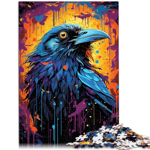 Puzzle für Erwachsene mit 1000 Teilen farbenfrohe Fantasiekrähe Denkspiel 26 x 38 cm geeignet als Schreibtischdekoration für Kinder ab 14 Jahren Puzzle für Erwachsene mit 1000 Teilen farbenfrohe Fantasiekrähe Denkspiel 26 x 38 cm geeignet als Schreibtischdekoration für Kinder ab 14 Jahren von DLBHSG