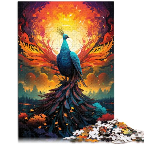 Puzzle für Erwachsene mit 1000 Teilen feuerfarbener Phönix Spielzeug Denkspiel 50 x 75 cm Geburtstagsgeschenk Geschenke Wandkunst für Teenager ab 14 Jahren von DLBHSG