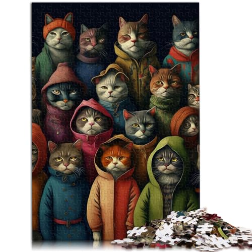 Puzzle für Erwachsene mit 1000 Teilen lustige Katzengang Denkspiel 50 x 75 cm einzigartige Heimdekoration und Geschenke für Teenager ab 14 Jahren Puzzle für Erwachsene mit 1000 Teilen lustige Katzengang Denkspiel 50 x 75 cm einzigartige Heimdekoration und Geschenke für Teenager ab 14 Jahren von DLBHSG
