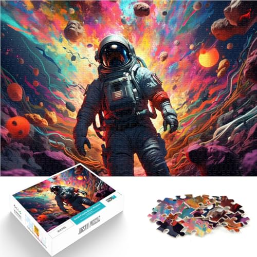 Puzzle für Erwachsene mit 1000 Teilen mysteriöser Astronaut Denkspiel 26 x 38 cm zum Stressabbau schwierige Herausforderung für Teenager ab 14 Jahren Puzzle für Erwachsene mit 1000 Teilen mysteriöser Astronaut Denkspiel 26 x 38 cm zum Stressabbau schwierige Herausforderung für Teenager ab 14 Jahren von DLBHSG