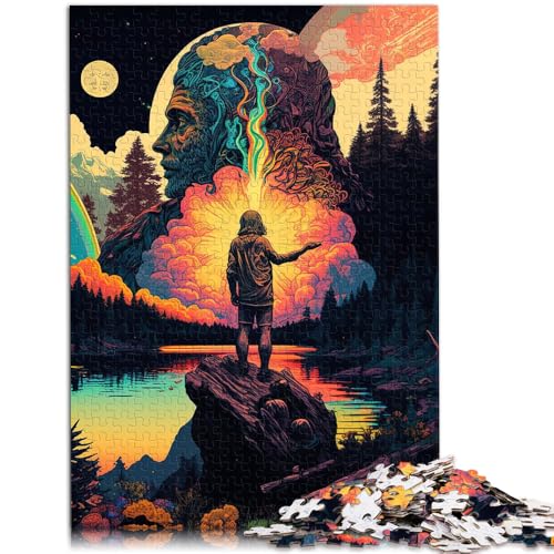 Puzzle für Erwachsene mit 1000 Teilen psychedelisches Denkspiel 50 x 75 cm ganze Familie für Teenager ab 14 Jahren Puzzle für Erwachsene mit 1000 Teilen psychedelisches Denkspiel 50 x 75 cm ganze Familie für Teenager ab 14 Jahren von DLBHSG
