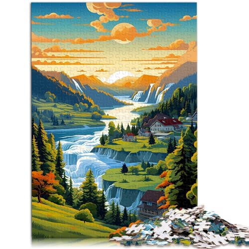 Puzzle für Erwachsene mit 1000 Teilen wunderbare Welt Spielzeug Denkspiel 26 x 38 cm Künstlersammlung bildende Kunst für Teenager ab 14 Jahren von DLBHSG