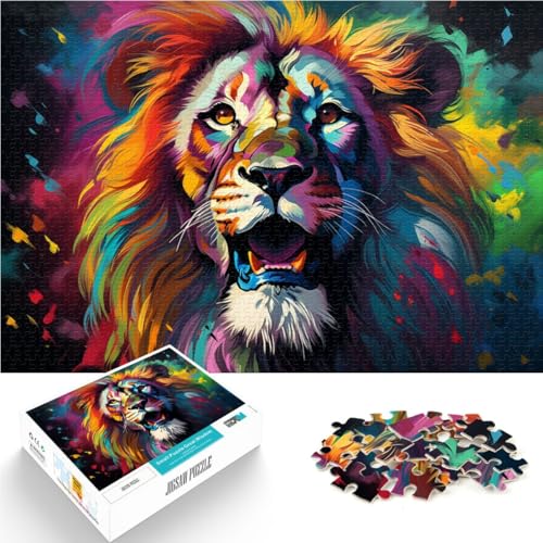 Puzzle für Erwachsene mit Hirschen für Erwachsene 1000-teiliges Puzzle 50 x 75cm Holzpuzzle Denksportspiel für Erwachsene und Kinder ab 14 Jahren von DLBHSG