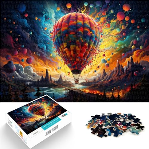 Puzzle für Erwachsene 1000 Teile Weltraumballons Lernspielzeug Familienspiele 50 x 75 cm mit passendem Poster und Quizblatt Puzzle für Erwachsene 1000 Teile Weltraumballons Lernspielzeug Familienspiele 50 x 75 cm mit passendem Poster und Quizblatt von DLBHSG