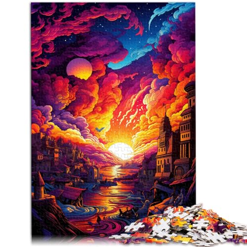 1000-teiliges Puzzle für Erwachsene Landschaftskunst Lernspiele Heimdekoration Puzzle 50 x 75 cm Lernspiel für Geburtstag Weihnachten von DLBHSG