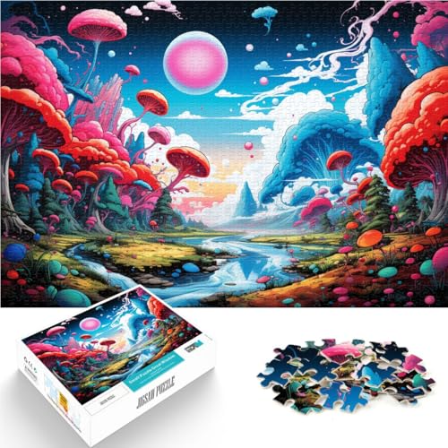 Puzzle für Erwachsene 1000 Teile Pilze DIY Puzzle Spielzeug 50x75cm Helfen Sie dem Gehirn süchtig machendes Spielzeug zu trainieren um Geduld zu fördern von DLBHSG