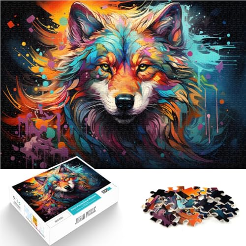 Puzzle für Erwachsene und Kinder Golden Retriever 1000 Teile Puzzle 19,7 x 29,5 Zoll Holzpuzzle Lernspielzeug für Erwachsene und Kinder ab 14 Jahren von DLBHSG