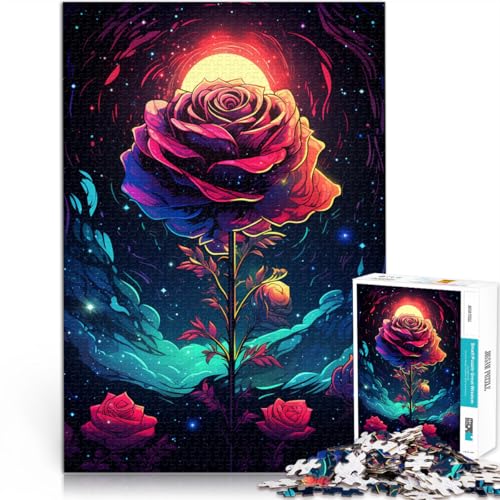 Puzzle für Erwachsene und Kinder dunkle Mädchen 1000-teiliges Puzzle 49,7 x 75,4 cm Holzpuzzle anspruchsvolles Spiel Geschenke für Erwachsene und Kinder ab 14 Jahren von DLBHSG