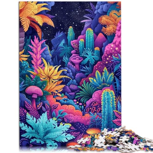 Puzzle für Erwachsene 1000 Teile psychedelische Pflanzen Quizspiel 50 x 75 cm einzigartige Heimdekoration und Geschenke für Teenager ab 14 Jahren von DLBHSG