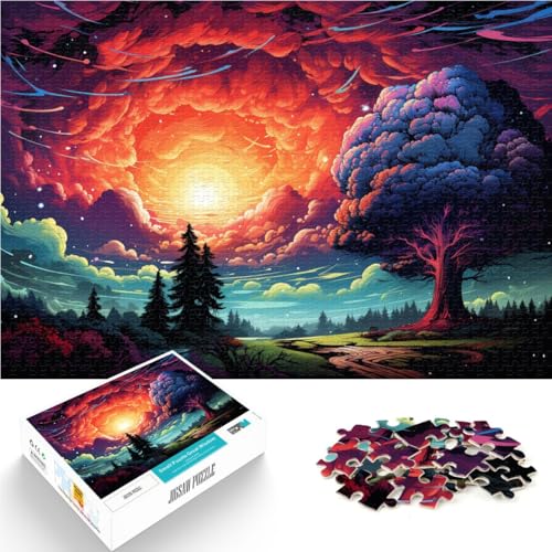 Puzzle 1000 Teile für Erwachsene Landschaft lustige Spiele 50 x 75 cm ganze Familie für Teenager ab 14 Jahren von DLBHSG