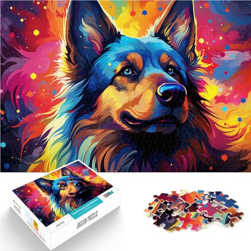 Puzzle für Erwachsene mit 1000 Teilen Collie-Spielzeug Denkspiel 50 x 75 cm jedes Teil ist einzigartig – herausforderndes unterhaltsames Spiel für die ganze Familie von DLBHSG