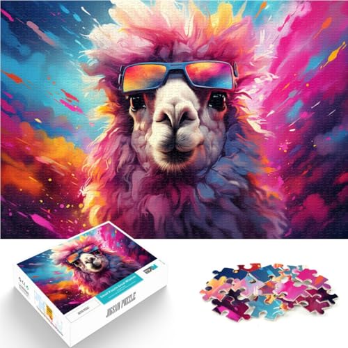 Puzzle für Kinder Fantasie-Tiger 1000 Teile 50 x 75 cm Holzpuzzle anspruchsvolles Spiel Geschenke für Erwachsene und Kinder ab 14 Jahren von DLBHSG