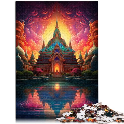 Puzzle für Kinder Malen eines Sportwagens 1000-teiliges Puzzle für Erwachsene 49,7 x 75,4 cm Holzpuzzle tolles Geschenk für Erwachsene geeignet für Erwachsene von DLBHSG