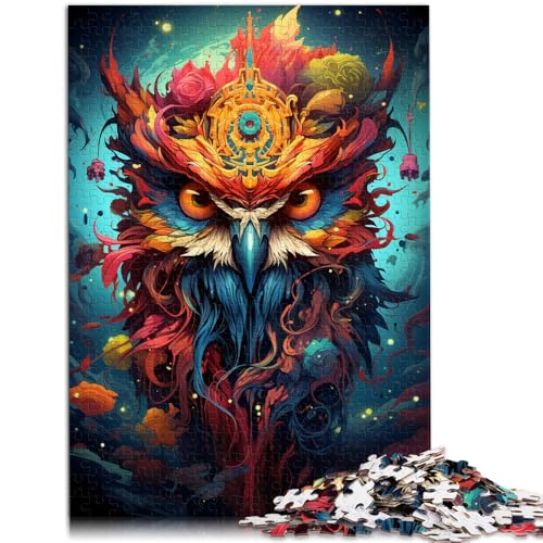 1000-teiliges Puzzle für Erwachsene magische Eule Stressabbau-Spielzeug 50 x 75 cm. Helfen Sie dem Gehirn süchtig machendes Spielzeug zu trainieren und Geduld zu fördern. von DLBHSG