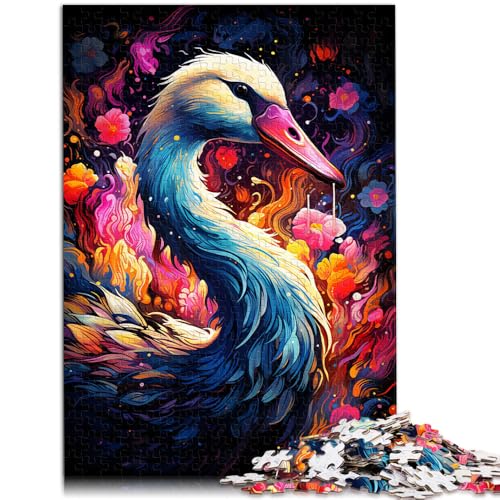 Puzzle mit 1000 Teilen für Erwachsene Malen Farbschwan Lernspielzeug 50 x 75 cm Fördert die Liebe zwischen Paaren für Teenager ab 14 Jahren Puzzle mit 1000 Teilen für Erwachsene Malen Farbschwan Lernspielzeug 50 x 75 cm Fördert die Liebe zwischen Paaren für Teenager ab 14 Jahren von DLBHSG