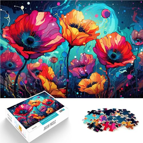 Puzzle mit 1000 Teilen Erwachsene Mohnblumen-Spielzeug zum Stressabbau 26 x 38 cm mit vollständig ineinander greifenden zufällig geformten Teilen Teenager ab 14 Jahren Puzzle mit 1000 Teilen Erwachsene Mohnblumen-Spielzeug zum Stressabbau 26 x 38 cm mit vollständig ineinander greifenden zufällig geformten Teilen Teenager ab 14 Jahren von DLBHSG