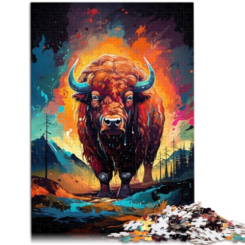Puzzle mit 1000 Teilen für Erwachsene Bison-Denkspiel 50 x 75 cm anspruchsvoll Aber unterhaltsam und humorvoll für Teenager ab 14 Jahren von DLBHSG