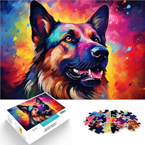 Puzzle mit 1000 Teilen für Erwachsene Deutscher Schäferhund Denkspiel 50 x 75 cm ganze Familie für Teenager ab 14 Jahren Puzzle mit 1000 Teilen für Erwachsene Deutscher Schäferhund Denkspiel 50 x 75 cm ganze Familie für Teenager ab 14 Jahren von DLBHSG