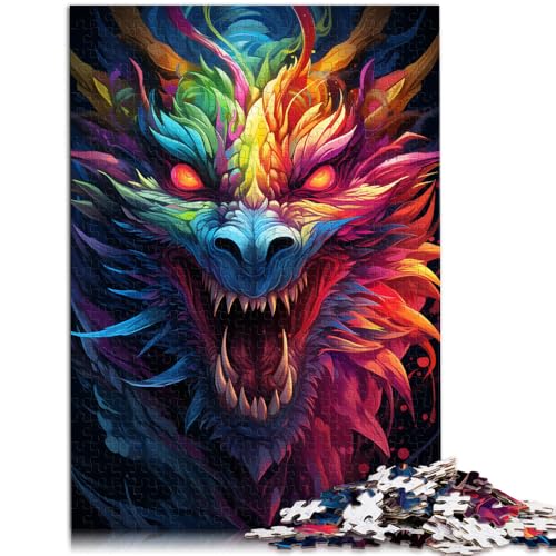 Puzzle mit 1000 Teilen für Erwachsene Drachen Denkspiel 26 x 38 cm ganze Familie für Teenager ab 14 Jahren Puzzle mit 1000 Teilen für Erwachsene Drachen Denkspiel 26 x 38 cm ganze Familie für Teenager ab 14 Jahren von DLBHSG