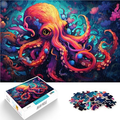 Puzzle mit 1000 Teilen für Erwachsene Fantasietier-Oktopus Heimdekoration 26 x 38 cm stärkt die Liebe zwischen Paaren für Teenager ab 14 Jahren Puzzle mit 1000 Teilen für Erwachsene Fantasietier-Oktopus Heimdekoration 26 x 38 cm stärkt die Liebe zwischen Paaren für Teenager ab 14 Jahren von DLBHSG