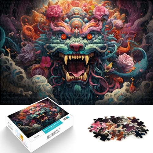 Puzzle mit 1000 Teilen für Erwachsene Fantasy-Monster Heimdekoration 26 x 38 cm Geschenke für Freunde und Familie für Teenager ab 14 Jahren Puzzle mit 1000 Teilen für Erwachsene Fantasy-Monster Heimdekoration 26 x 38 cm Geschenke für Freunde und Familie für Teenager ab 14 Jahren von DLBHSG