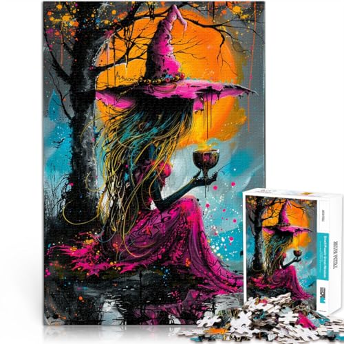 Puzzle mit 1000 Teilen für Erwachsene Hexen Denkspiel 50 x 75 cm Spaß für Zuhause Geburtstagsgeschenk Reisegeschenk Puzzle mit 1000 Teilen für Erwachsene Hexen Denkspiel 50 x 75 cm Spaß für Zuhause Geburtstagsgeschenk Reisegeschenk von DLBHSG