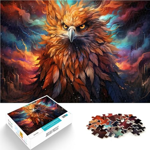 Puzzle mit 1000 Teilen für Erwachsene Psychedelischer Adler Denkspiel 26 x 38 cm mit passendem Poster und Quizblatt für Teenager ab 14 Jahren Puzzle mit 1000 Teilen für Erwachsene Psychedelischer Adler Denkspiel 26 x 38 cm mit passendem Poster und Quizblatt für Teenager ab 14 Jahren von DLBHSG