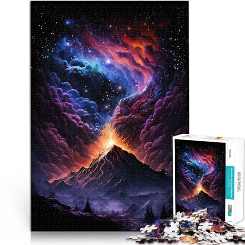 Puzzle mit 1000 Teilen für Erwachsene Vulkane Galaxie Stressabbau-Spielzeug 26 x 38 cm Stressabbau Urlaub zu Hause Zeitvertreib für 14-Jährige Puzzle mit 1000 Teilen für Erwachsene Vulkane Galaxie Stressabbau-Spielzeug 26 x 38 cm Stressabbau Urlaub zu Hause Zeitvertreib für 14-Jährige von DLBHSG