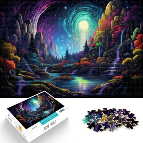Puzzle mit 1000 Teilen für Erwachsene Wasserfall Lernspielzeug 26 x 38 cm Stressabbau Urlaub zu Hause Zeitvertreib für Teenager ab 14 Jahren Puzzle mit 1000 Teilen für Erwachsene Wasserfall Lernspielzeug 26 x 38 cm Stressabbau Urlaub zu Hause Zeitvertreib für Teenager ab 14 Jahren von DLBHSG