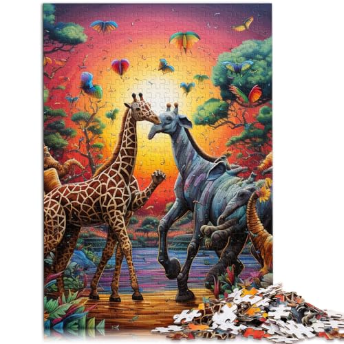 Puzzle mit 1000 Teilen für Erwachsene afrikanische Tiere Puzzle-Geschenke 50 x 75 cm jedes Teil ist einzigartig – anspruchsvolles Familienspiel für Teenager ab 14 Jahren Puzzle mit 1000 Teilen für Erwachsene afrikanische Tiere Puzzle-Geschenke 50 x 75 cm jedes Teil ist einzigartig – anspruchsvolles Familienspiel für Teenager ab 14 Jahren von DLBHSG