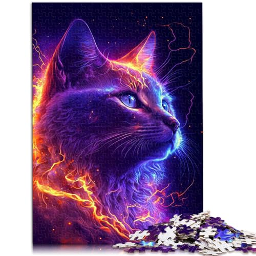 Puzzle mit 1000 Teilen für Erwachsene farbenfrohe Neonkatze anspruchsvolles Spiel 26 x 38 cm einzigartige Heimdekoration und Geschenke für Teenager ab 14 Jahren Puzzle mit 1000 Teilen für Erwachsene farbenfrohe Neonkatze anspruchsvolles Spiel 26 x 38 cm einzigartige Heimdekoration und Geschenke für Teenager ab 14 Jahren von DLBHSG