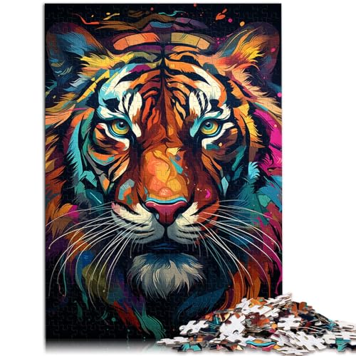 Puzzle mit 1000 Teilen für Erwachsene majestätisches Tigergemälde Lernspiele 26 x 38 cm einzigartige Heimdekoration und Geschenke für Teenager ab 14 Jahren Puzzle mit 1000 Teilen für Erwachsene majestätisches Tigergemälde Lernspiele 26 x 38 cm einzigartige Heimdekoration und Geschenke für Teenager ab 14 Jahren von DLBHSG