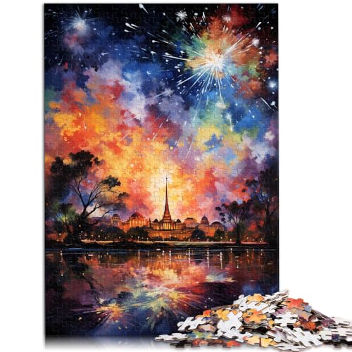 Puzzle mit 1000 Teilen für Erwachsene vom Parlamentsgebäude Canber Heimdekorationspuzzle 26 x 38 cm anspruchsvolles Spiel und Familienspiel von DLBHSG