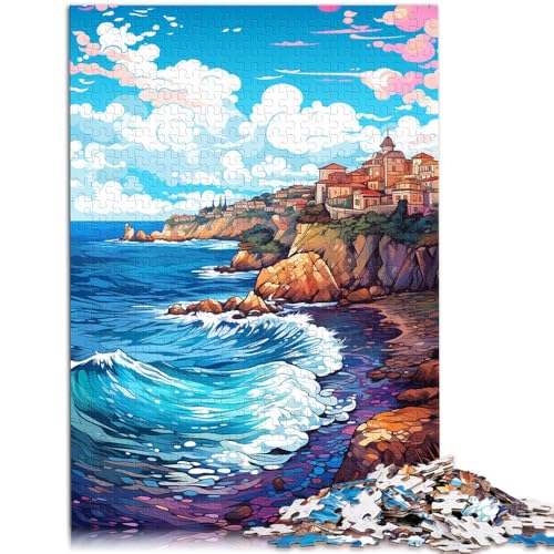 Puzzle mit 1000 Teilen für Erwachsene von Einer Bastis-Küste in Frankreich Heimdekorations-Puzzle 50 x 75 cm ganze Familie Puzzle mit 1000 Teilen für Erwachsene von Einer Bastis-Küste in Frankreich Heimdekorations-Puzzle 50 x 75 cm ganze Familie von DLBHSG