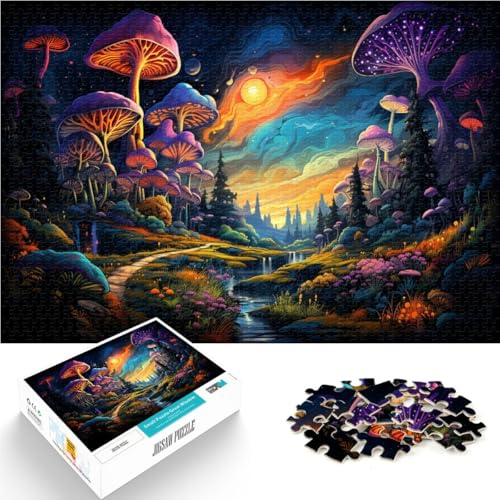 1000-teiliges Puzzle für Erwachsene schöne Pilze Quizspiel 50 x 75 cm Lernspiel für Geburtstag Weihnachten für Kinder ab 14 Jahren von DLBHSG