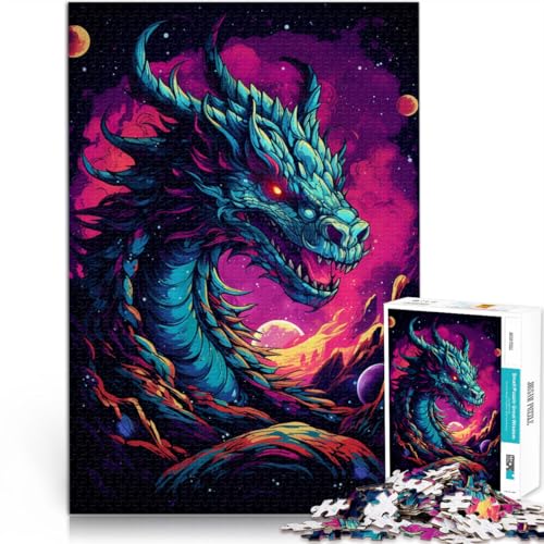 Puzzle für Erwachsene 1000 Teile Art Galaxy Dragon anspruchsvolles Spiel 50 x 75 cm anspruchsvolles Spiel und Familienspiel für Kinder ab 14 Jahren von DLBHSG