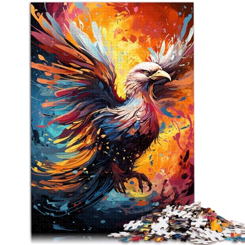 Puzzle für Erwachsene 1000 Teile Gemälde Farbe Phoenix Lernpuzzle 50 x 75 cm anspruchsvolles Spiel und Familienspiel von DLBHSG