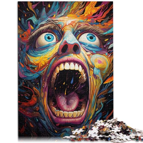 Puzzle für Erwachsene 1000 Teile Sternenhimmel-Farbmonster anspruchsvolles Spiel Geschenke 50 x 75 cm anspruchsvolles Spiel und Familienspiel von DLBHSG