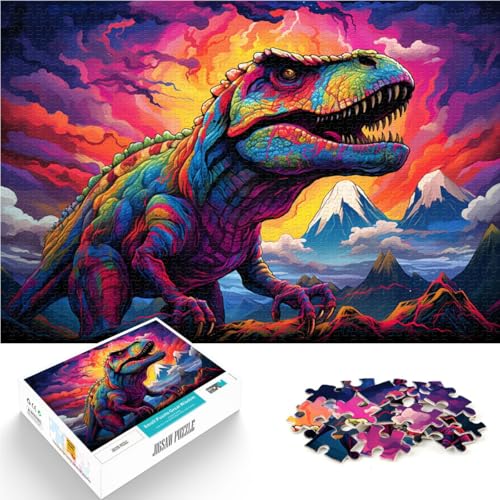 1000-teiliges Puzzle für Erwachsene Tyrannosaurus Rex Regenbogen-Weltraum Lernspiel Herausforderungsspielzeug 50 x 75 cm tolles Geschenk für die ganze Familie 1000-teiliges Puzzle für Erwachsene Tyrannosaurus Rex Regenbogen-Weltraum Lernspiel Herausforderungsspielzeug 50 x 75 cm tolles Geschenk für die ganze Familie von DLBHSG