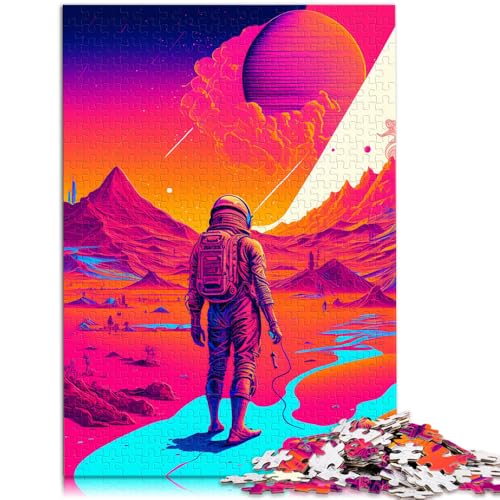 1000-teiliges Puzzle für Erwachsene Psychedelische Kunst Lernpuzzle 50 x 75 cm Geburtstagsgeschenk Geschenke Wandkunst von DLBHSG