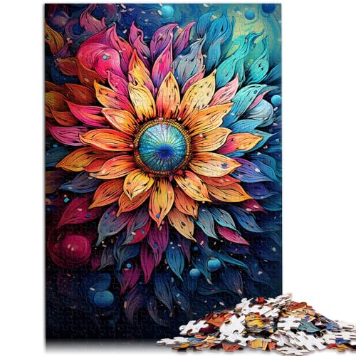Puzzle für Erwachsene 1000 Teile Sonnenblumen Familienspiel für und 50 x 75 cm Spaß für Zuhause Geburtstagsgeschenk Reisegeschenk von DLBHSG